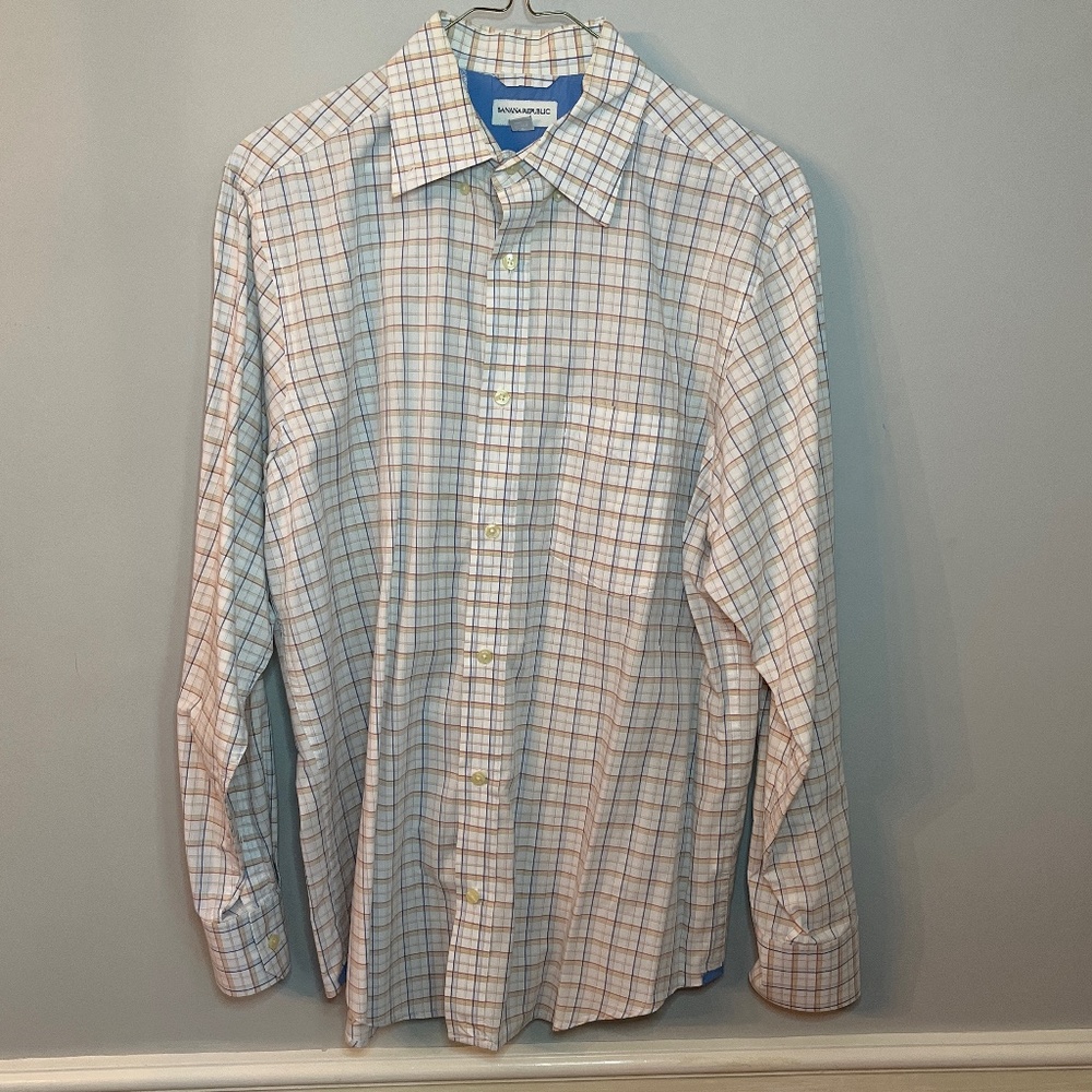 Banana Republic- Plaid Dress Shirt